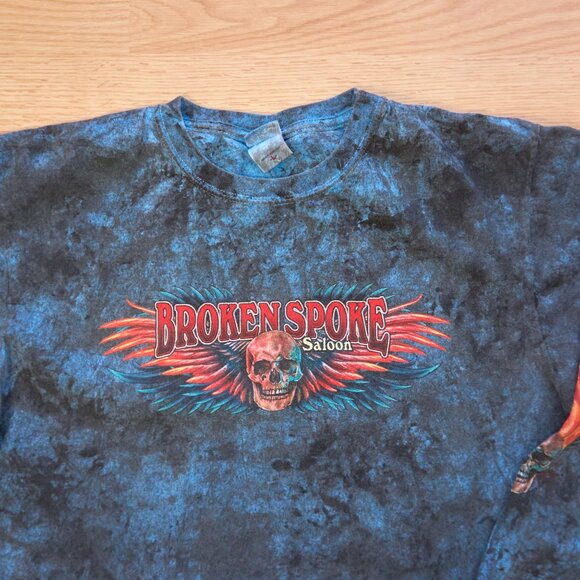 Sturgis Broken Spoke Saloon, Biker Motorcycles, Men's T-Shirt, Long Sleeve, L - Picture 2 of 7